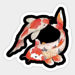 Japanase Aquatic Koi Sticker